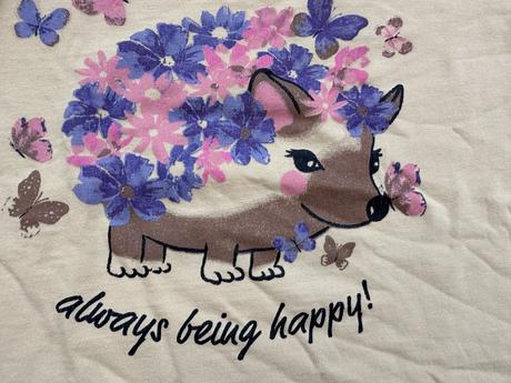 Dívčí žluté tričko ježek, vel. 128, dopodopo,128