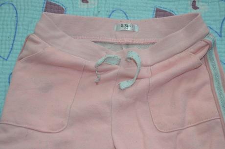 Bavlněné tepláky tepláčky girls, 104