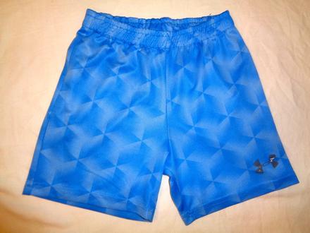 Krásné modré sportovní šortky, under armour,140