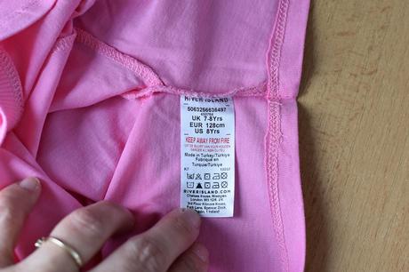 Tričko vel. 7 - 8 let, river island,128