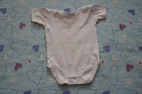 Bavlněné body s medvídky, béžové, 80