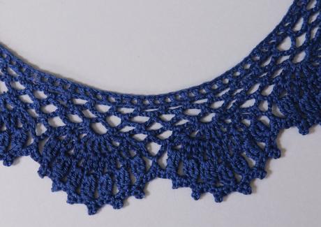 Háčkovaný límeček - ruční práce,