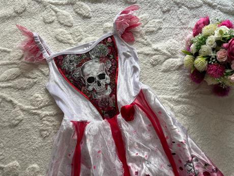 An11/ kostým mrtvá nevěsta /halloween - v.7/8 let,