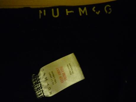 Černé 3/4 leginy, nutmeg,140