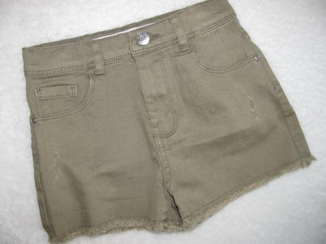 Krásné bavlněné strečové khaki šortky/unisex, denim co,116