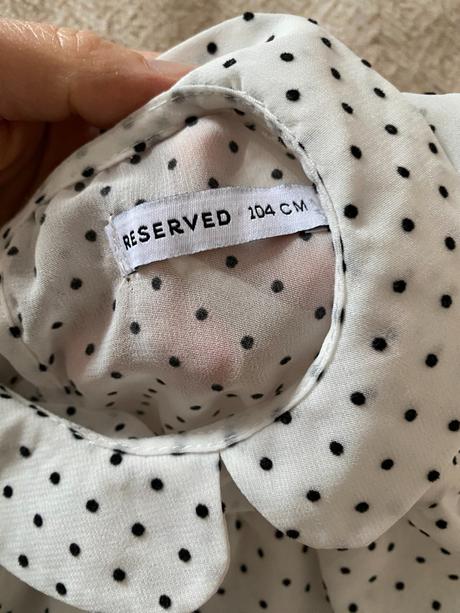 Bílá společenská halenka/košile reserved vel. 104, reserved,104
