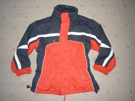 Lyžařská zimní bunda zn. scout vel 128+oteplovačky, 128