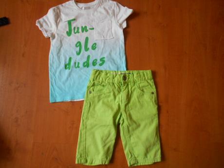 Triko a kratasy vel. 5-6 let, dopodopo,110