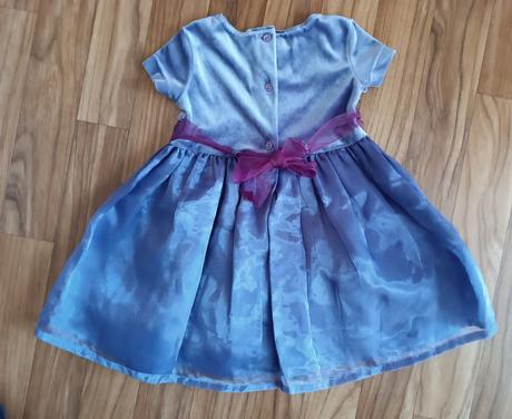 Sametové vánoční šaty, zn.george, vel.86/92, george,86