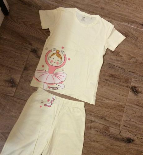 Bavlněné pyžamo s baletkou, sinsay,134