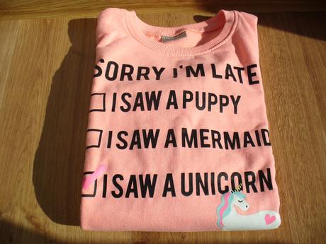 Mikina jednorožec vel. 146/152, 146