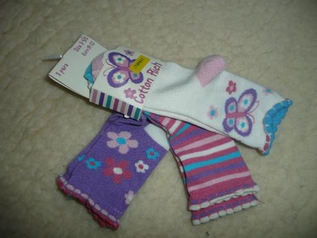 Ponožky 3ks v balení 19-22, 19 / 20 / 21 / 22