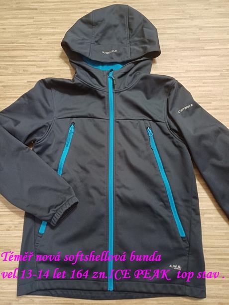 Softshellová bunda ice peak vel.164, 164