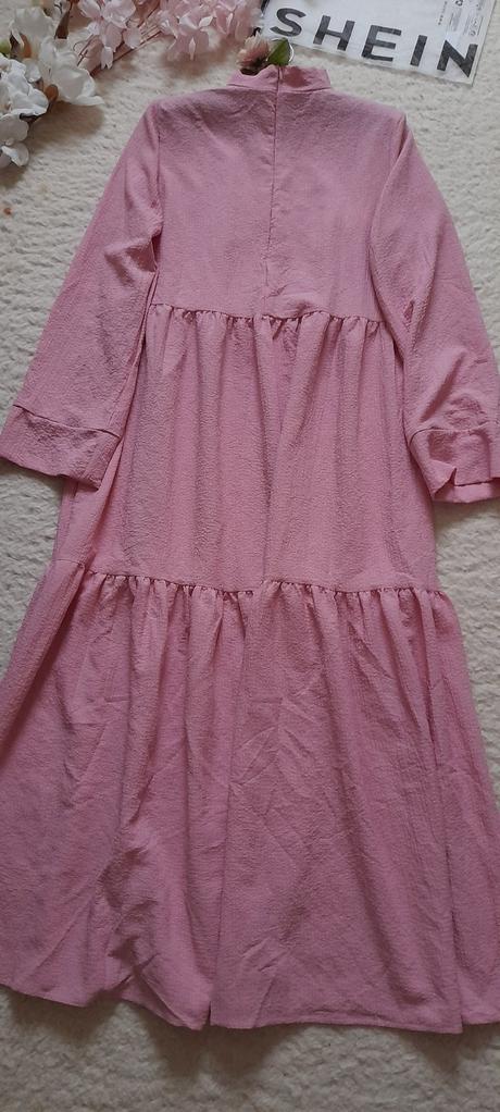 Shein volánové dlouhé šaty, m