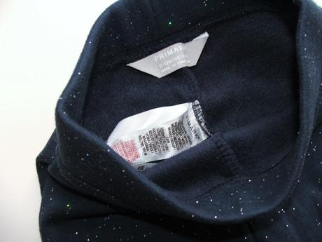 M107 teplé dívčí legíny vel. 80, primark,80