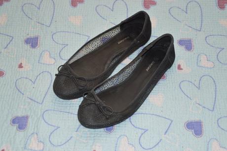 39 černé vzdušné balerínky, graceland,39