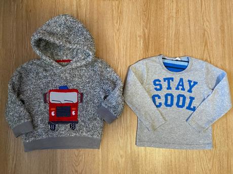 Chlapecké mikiny, vel. 3-4 roky, bluezoo,104