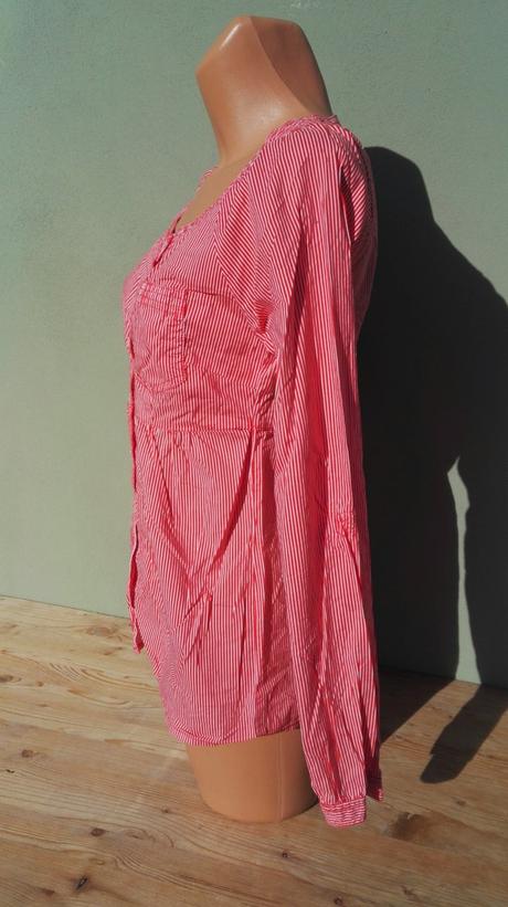 Červeno bílá blůzka tunika vero moda - vel.s, vero moda,s