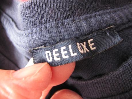 Modré bavlněné tričko deeluxe, 140