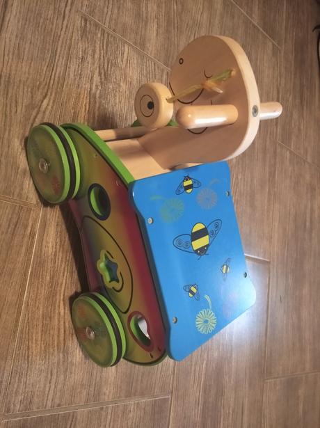 Dřevěné odrážedlo šnek, 