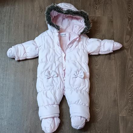 Kojenecká dívčí zimní kombinéza babaluno,vel.62/68, babaluno,62