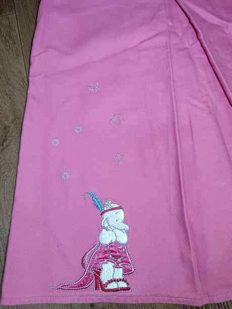 Růžové šaty se slonem, vel. 74/80, 74