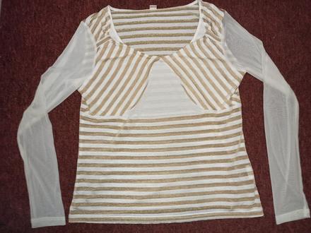 Zlato bílé triko 42, 42