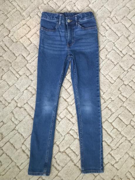 Džíny slim, h&m,140