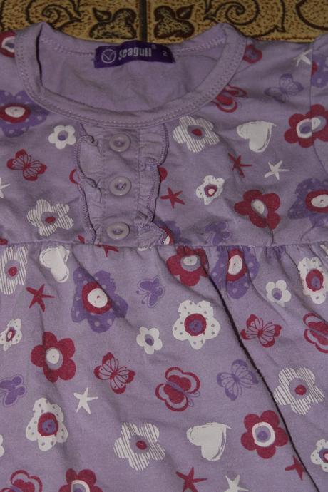 Dívčí tričko květy, hvězdy, motýlci vel. 86 - 92, 86