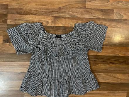 Káro letní top na ramena, evl m, attentif, m