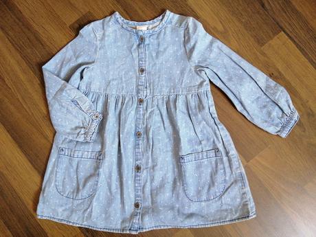 Riflové šaty hm, h&m,92