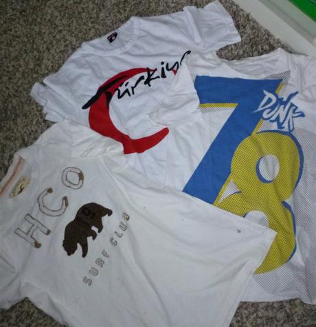 Sada 3 trika vel.cca.158-164 (nebo sko), hollister,158