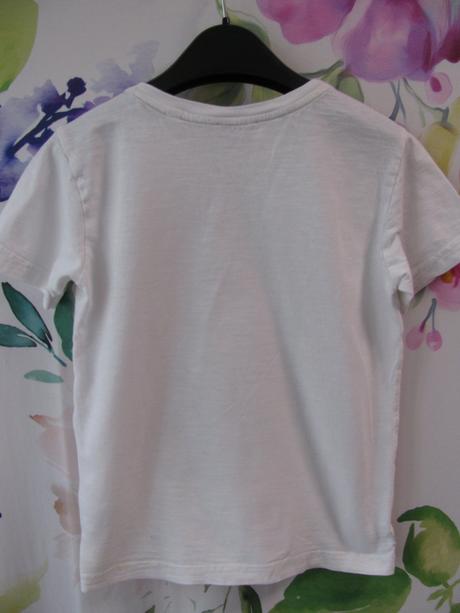 Bavlněné bílé tričko s frajerským obrázkem deeluxe, 140