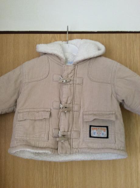 Hodně teplá manžestrová bundička s beránkem, cherokee,62