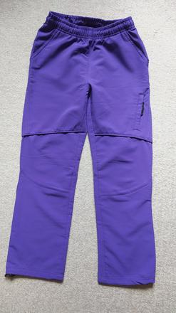 Kalhoty softshell fialové, neverest,140