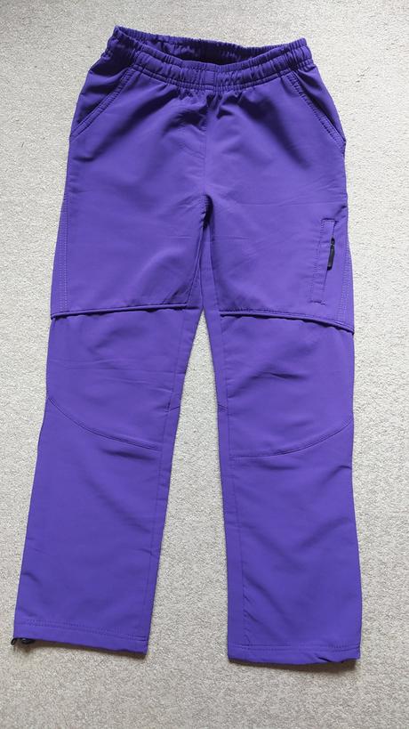 Kalhoty softshell fialové, neverest,140