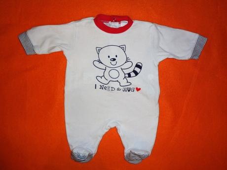 Kouzelný bavlněný overal s kocourem, baby club,56