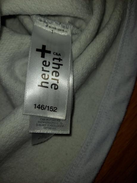 Čierno-biela mikina sanfran 146/152, c&a,146