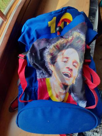Sportovní batoh messi s číslem 10 na přezky,