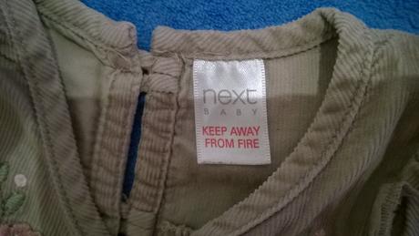 Manžestrové šaty, next, vel 86, top stav, next,86