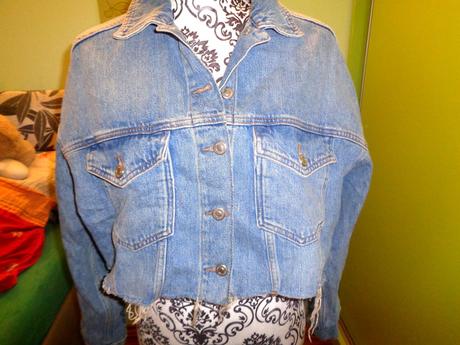 Moderní měkoučká riflová bunda, topshop,m