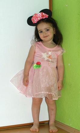 Karnevalové šaty myška little star+čelenka s oušky,