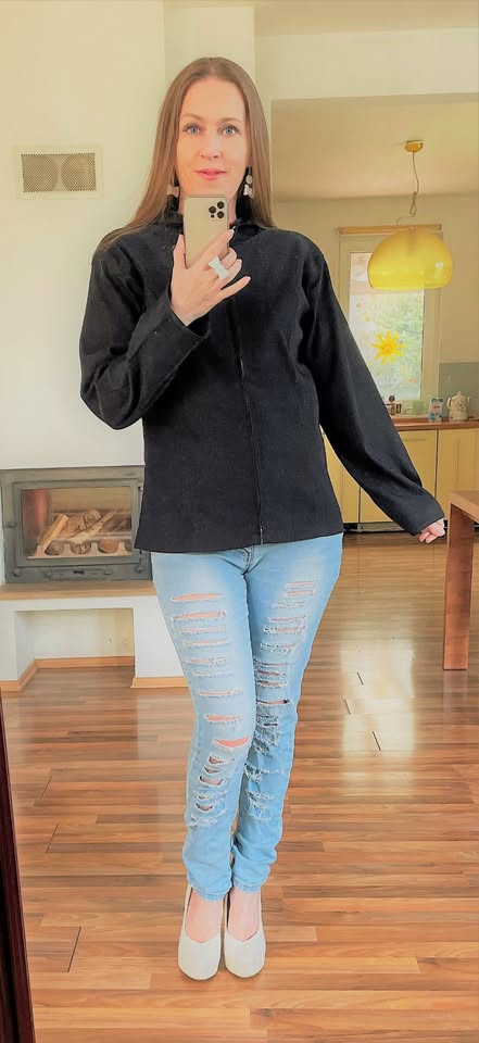 Černá bunda s kapucí, vel neuvedena cca l/xl a as, xl