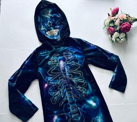 An24/ kostým kostlivec svítivý - v.11/12 let, 