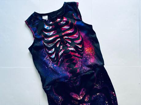 Ob/ kostým kostlivka - v.7/8 let, 