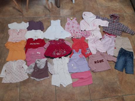 Dívčí set/balík , vel. 62/68, 68–80