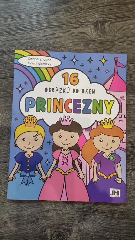 Obrázky do okna - vymalovávací princezny,