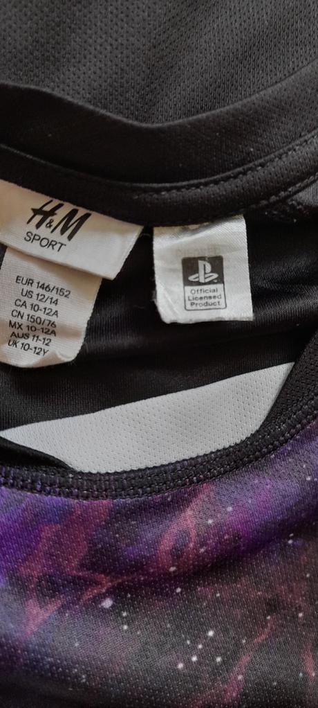 Sportovní tričko playstation, h&m,152