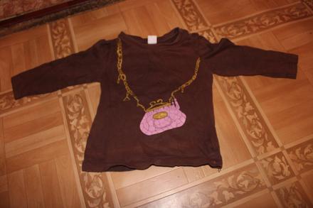 Dívčí halenka "s kabelkou", smile,80