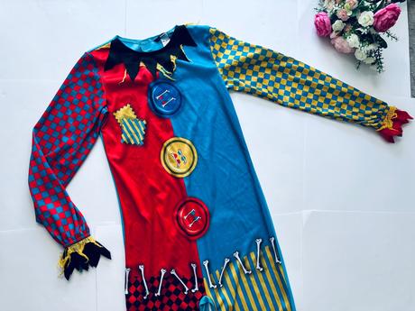 An3/ kostým klaun halloween- v.9/10 let,